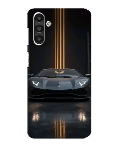 Чохол для Samsung Galaxy M34 (5G) з картинкою «Lamborghini золоті лінії»
