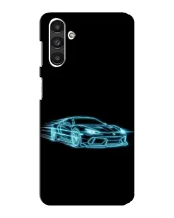 Чохол для Samsung Galaxy M34 (5G) з картинкою «Неоновий контур Lamborghini»