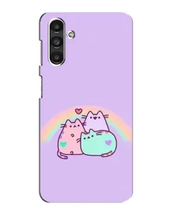 Чохол для Samsung Galaxy M34 (5G) з картинкою «Веселкові Пушини»