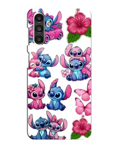 Чехол для Samsung Galaxy M34 (5G) с картинкой «Стикеры Stitch и Angel»