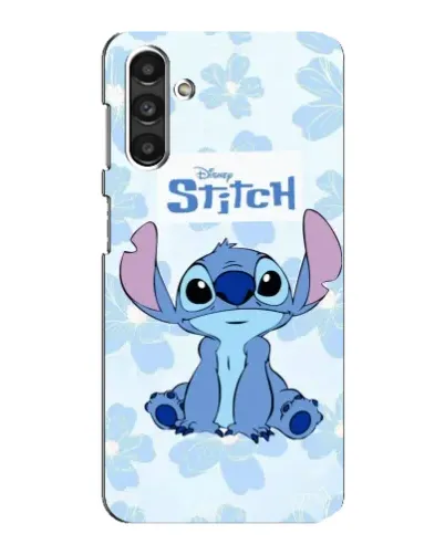 Чехол для Samsung Galaxy M34 (5G) с картинкой «Stitch среди цветов»