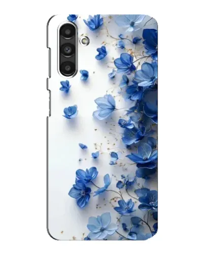 Чехол для Samsung Galaxy M34 (5G) с картинкой «Голубой цветочный каскад»