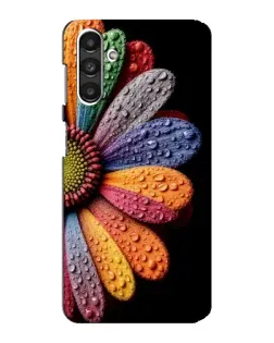 Чехол для Samsung Galaxy M34 (5G) с картинкой «Радужный цветок»