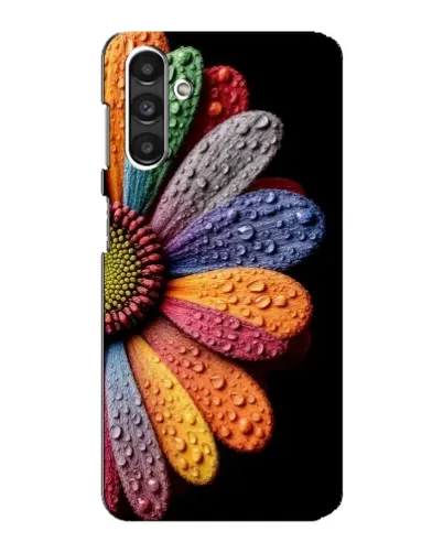 Чехол для Samsung Galaxy M34 (5G) с картинкой «Радужный цветок»