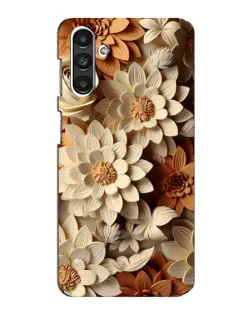 Чехол для Samsung Galaxy M34 (5G) с картинкой «Бежевый флористический декор»