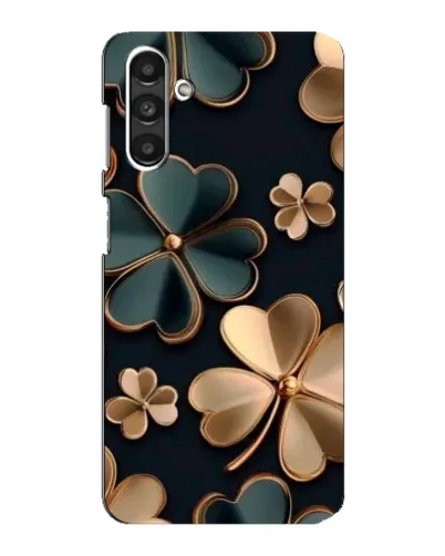 Чехол для Samsung Galaxy M34 (5G) с картинкой «Клевер в золоте»