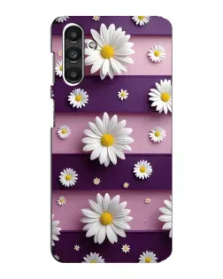 Чехол для Samsung Galaxy M34 (5G) с картинкой «Ромашки на фиолетовом»
