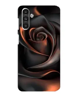 Чехол для Samsung Galaxy M34 (5G) с картинкой «Шелковая черная роза»