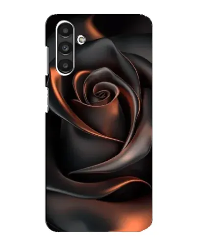 Чехол для Samsung Galaxy M34 (5G) с картинкой «Шелковая черная роза»