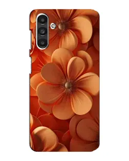 Чехол для Samsung Galaxy M34 (5G) с картинкой «Оранжевый макро цветок»