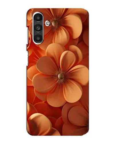 Чехол для Samsung Galaxy M34 (5G) с картинкой «Оранжевый макро цветок»
