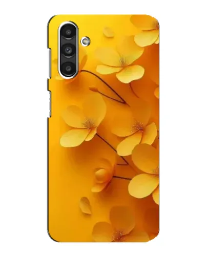 Чехол для Samsung Galaxy M34 (5G) с картинкой «Золотые лепестки»