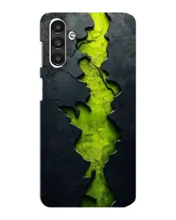 Чехол для Samsung Galaxy M34 (5G) с картинкой «Салатовый разлом скалы»
