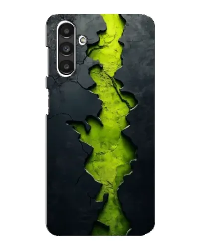 Чехол для Samsung Galaxy M34 (5G) с картинкой «Салатовый разлом скалы»