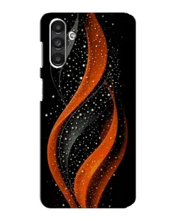 Чехол для Samsung Galaxy M34 (5G) с картинкой «Огненная звездная волна»