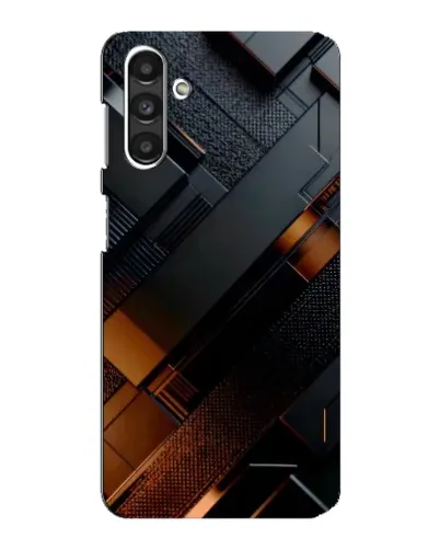 Чехол для Samsung Galaxy M34 (5G) с картинкой «Черные геометрические блоки»