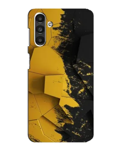 Чехол для Samsung Galaxy M34 (5G) с картинкой «Золотые осколки геометрии»
