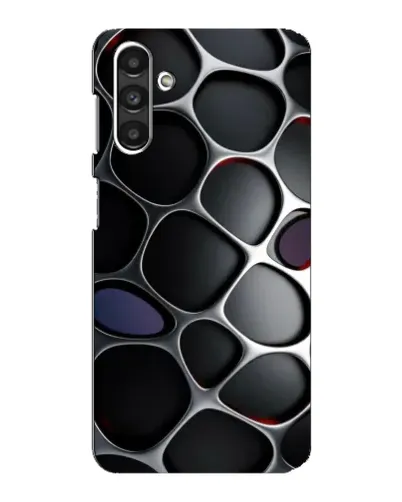 Чехол для Samsung Galaxy M34 (5G) с картинкой «Объемная темная решетка»