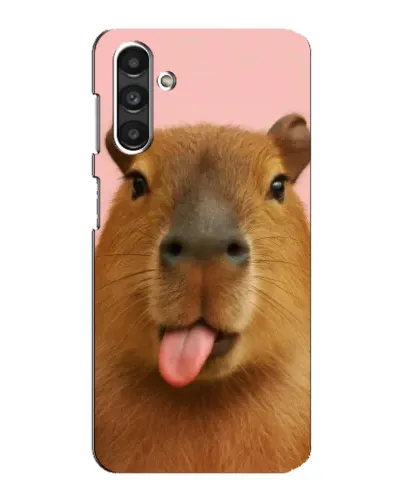 Чохол для Samsung Galaxy M34 (5G) з картинкою «Капібара з язиком»