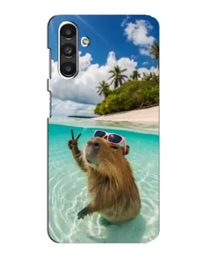 Чохол для Samsung Galaxy M34 (5G) з картинкою «Капібара на морі»