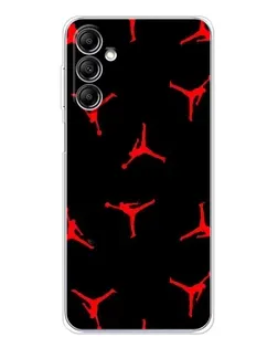 Чехол для Samsung Galaxy M35 5G с картинкой «Jordan Red Pattern»