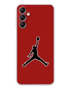 Чехол для Samsung Galaxy M35 5G с картинкой «Jordan Red Back»