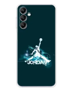 Чехол для Samsung Galaxy M35 5G с картинкой «Jordan Blue Fire»