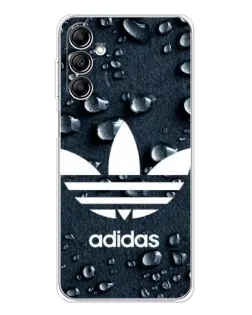 Чехол для Samsung Galaxy M35 5G с картинкой «Adidas Trefoil Blue»