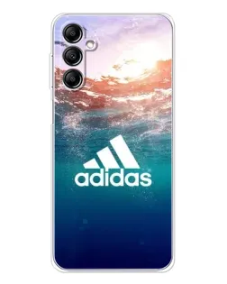 Чехол для Samsung Galaxy M35 5G с картинкой «Океанская глубина адидас»
