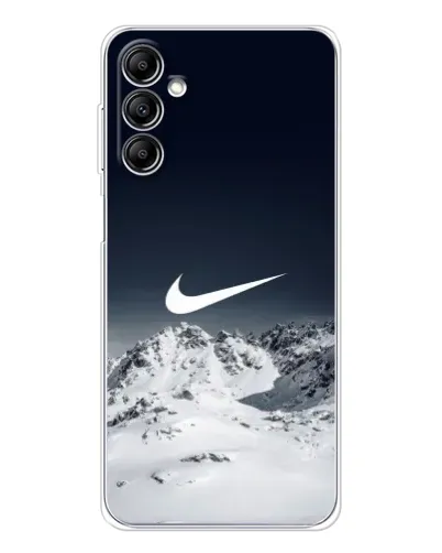 Чехол для Samsung Galaxy M35 5G с картинкой «Nike — зимние горы» Чехол для Samsung Galaxy M35 5G с картинкой «Nike — зимние горы»