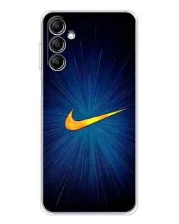 Чехол для Samsung Galaxy M35 5G с картинкой «Синий пульс Nike» Чехол для Samsung Galaxy M35 5G с картинкой «Синий пульс Nike»