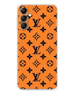 Чехол для Samsung Galaxy M35 5G с картинкой «Оранжевый стиль LV»