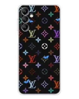 Чехол для Samsung Galaxy M35 5G с картинкой «Цветная монограмма LV»