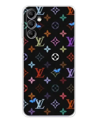 Чехол для Samsung Galaxy M35 5G с картинкой «Цветная монограмма LV» Чехол для Samsung Galaxy M35 5G с картинкой «Цветная монограмма LV»