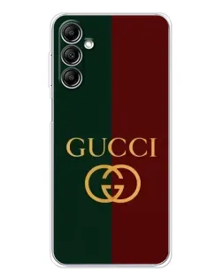 Чехол для Samsung Galaxy M35 5G с картинкой «Gucci — темно-зеленый градиент»