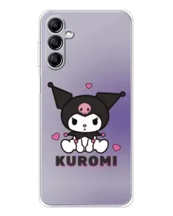 Чехол для Samsung Galaxy M35 5G с картинкой «Kuromi — фиолетовый арт»