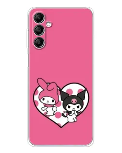 Чехол для Samsung Galaxy M35 5G с картинкой «Kuromi и My Melody»