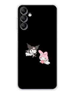 Чехол для Samsung Galaxy M35 5G с картинкой «My Melody и Kuromi»