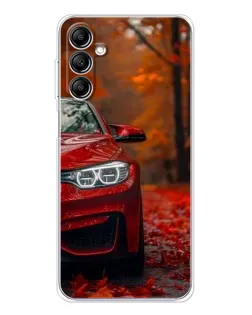 Чехол для Samsung Galaxy M35 5G с картинкой «Осенняя BMW M4»