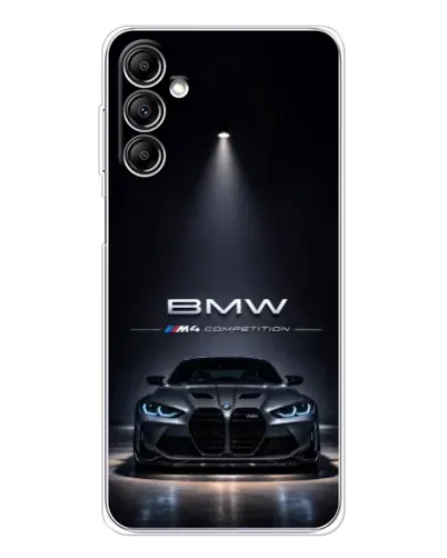 Чохол для Samsung Galaxy M35 5G з картинкою «BMW крізь нічне місто» Чохол для Samsung Galaxy M35 5G з картинкою «BMW крізь нічне місто»