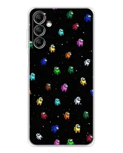 Чехол для Samsung Galaxy M35 5G с картинкой «Экипаж Among Us»