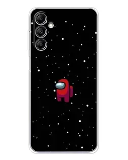 Чехол для Samsung Galaxy M35 5G с картинкой «Красный Among Us»