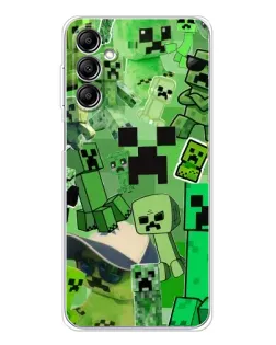 Чехол для Samsung Galaxy M35 5G с картинкой «Криперы Minecraft»