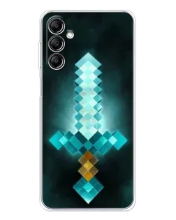 Чехол для Samsung Galaxy M35 5G с картинкой «Алмазный меч неон»