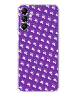 Чехол для Samsung Galaxy M35 5G с картинкой «Единороги на фиолетовом» Чехол для Samsung Galaxy M35 5G с картинкой «Единороги на фиолетовом»