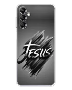 Чехол для Samsung Galaxy M35 5G с картинкой «Надпись Jesus Graffiti»