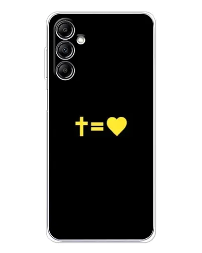 Чехол для Samsung Galaxy M35 5G с картинкой «Сердце и Крест» Чехол для Samsung Galaxy M35 5G с картинкой «Сердце и Крест»