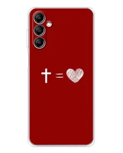 Чехол для Samsung Galaxy M35 5G с картинкой «Уравнение любви» Чехол для Samsung Galaxy M35 5G с картинкой «Уравнение любви»