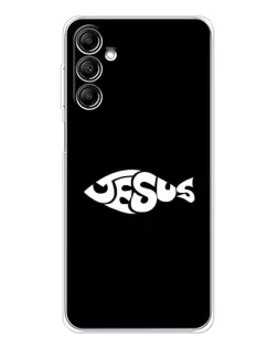 Чехол для Samsung Galaxy M35 5G с картинкой «Рыба Jesus» Чехол для Samsung Galaxy M35 5G с картинкой «Рыба Jesus»
