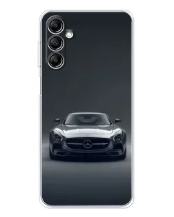 Чехол для Samsung Galaxy M35 5G с картинкой «Mercedes на черном»